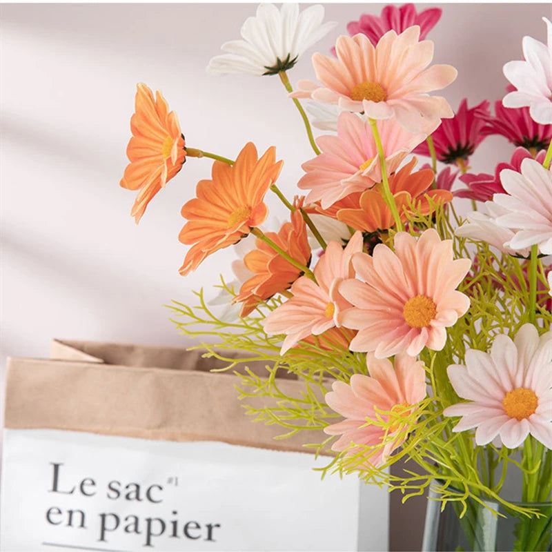 Silk Daisy Stems - 19" L, Available in Assorted Colors