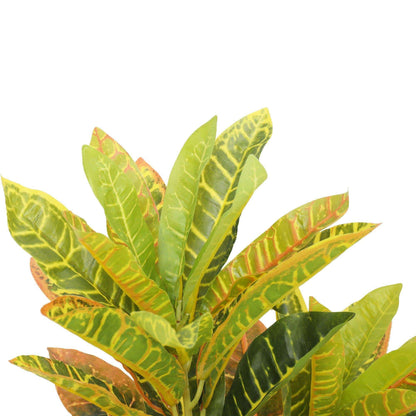 Artificial Zebra Plant -  21.7" H, Pot Included