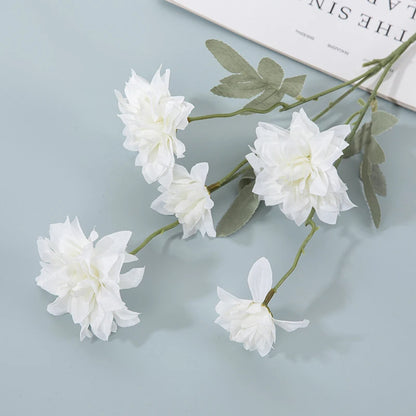 Artificial Silk Dahlias - 35.4" H, Available in Assorted Colors