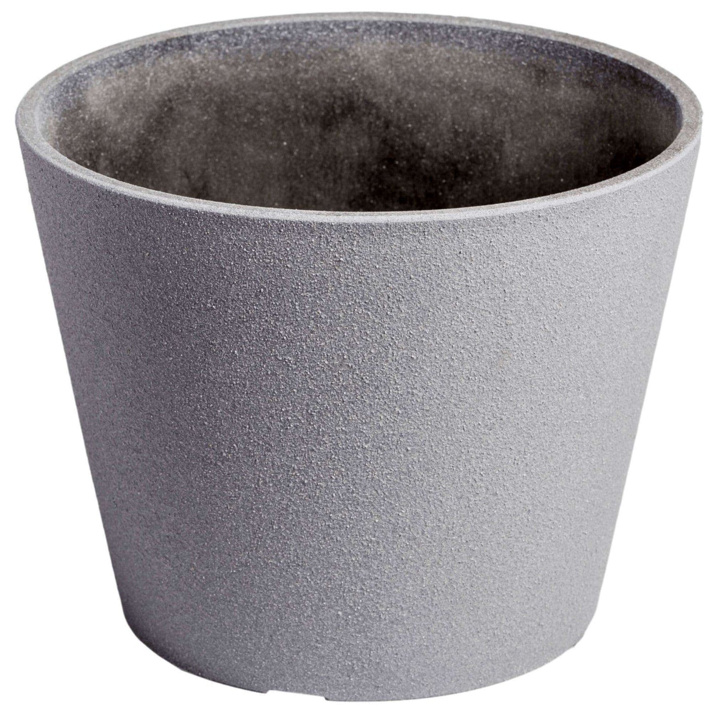 Large Plant Pot (Grey) - 9.8" Round for Larger Sized Plants