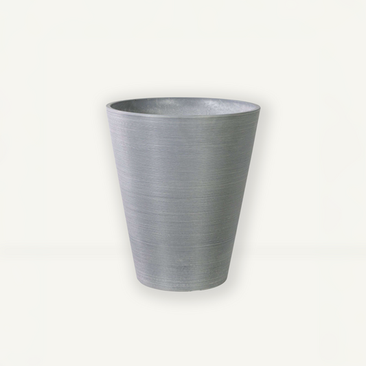 Extra Large Planter (Grey) - 15" W X 18.5" H, for Larger Sized Plants, Indoor / Outdoor Use