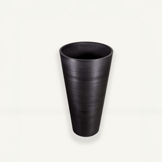 Extra Large Planter (Jet Black) - 15.3" W, 28" Tall