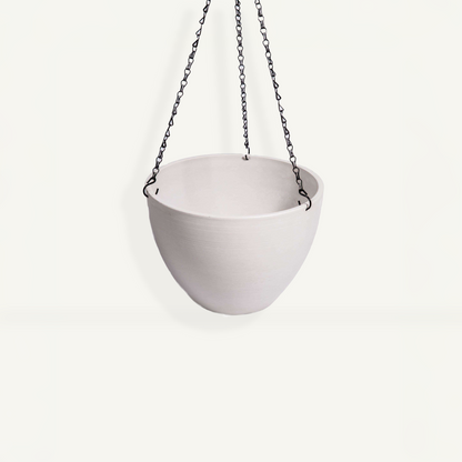 Hanging Planter (White) - 11.8" W for Medium Sized Plants