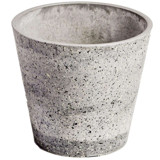 Artisan Gardening Pot (Grey) - 7.87" Round for Medium Sized Plants