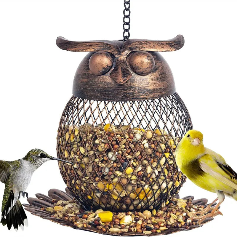 decorative-owl-bird-feeder