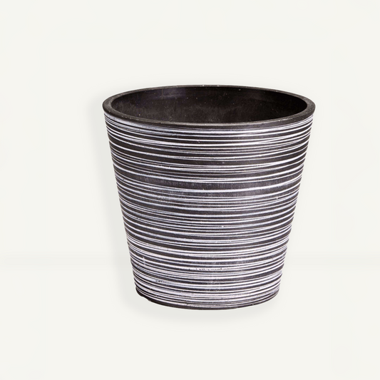 Plant Pot (Striped) - 5.5" W for Smaller or Medium Sized Plants
