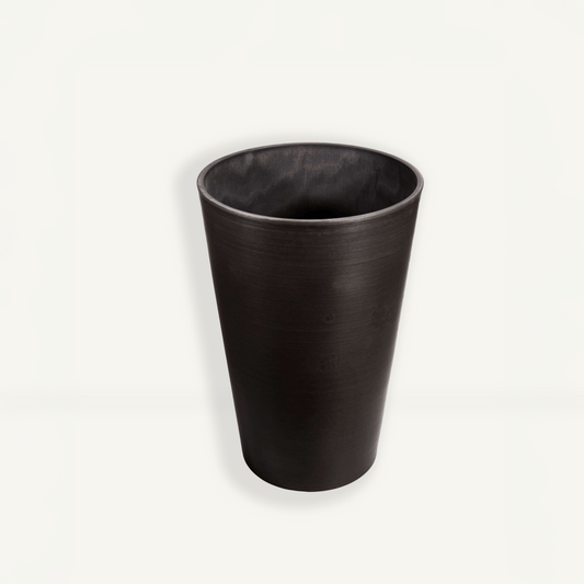 Extra Large Planter (Jet Black) - 12.2" W for Larger Sized Plants, 18.5" H