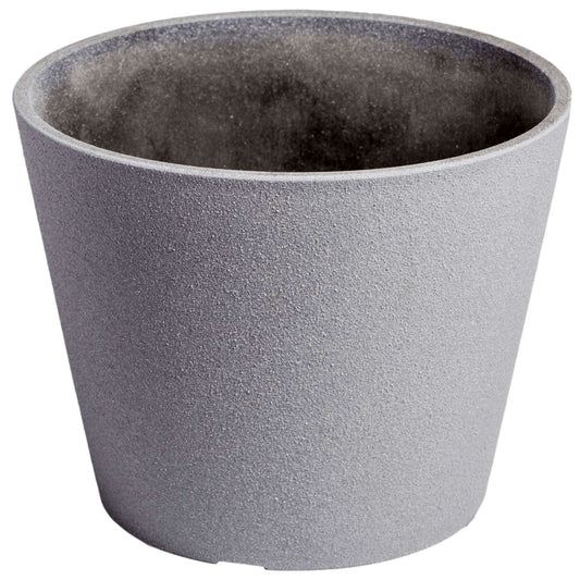 Artisan Gardening Pot (Grey) - 9.8" Round for Larger Sized Plants