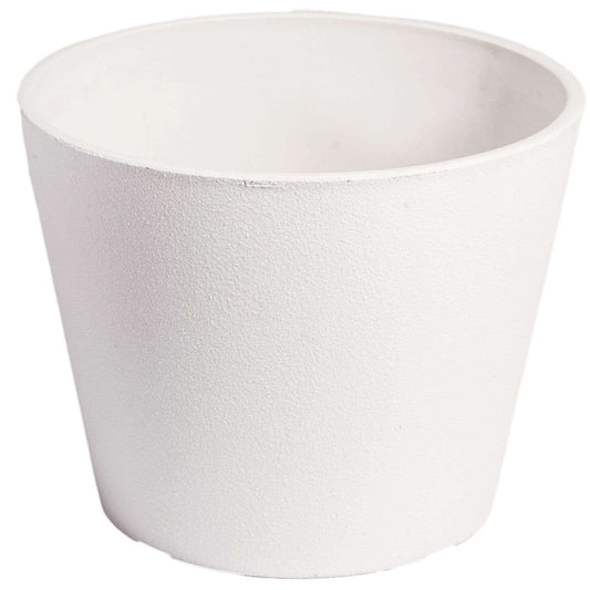 Artisan Gardening Pot (White) - 9.8" Round for Larger Sized Plants