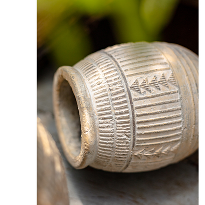 Terracotta Plant Pot - Available in 6.1" W or 7.8" W, for Medium Sized Plants, Indoor / Outdoor Use