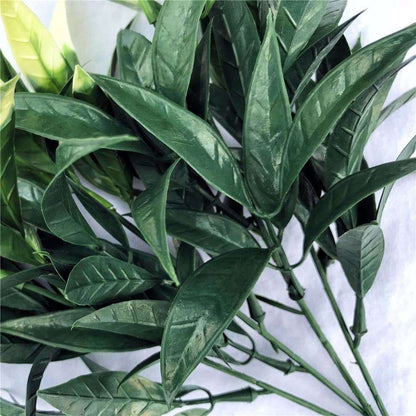 Faux Willow Oak Stem - Indoor / Outdoor Use, 11.8" Long